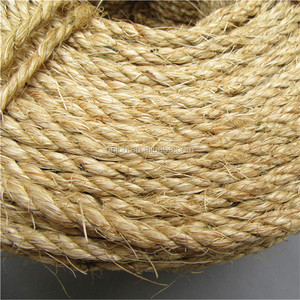 Sisal Seil 3-Strang <span class=keywords><strong>8mm</strong></span> Natürliche Farbe Hanf Schnüre China Lieferant - Product Image 5