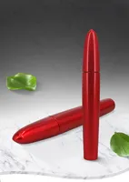 고품질 총알 모양의 빨간 속눈썹 마스카라 병 빈 마스카라 튜브 큰 브러시와 지팡이 빈 마스카라 병