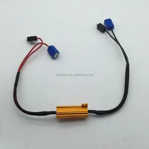 Factory price H1/H3 LED Error-Free Load Resistor LED Warning Light Decoder Wire Harness