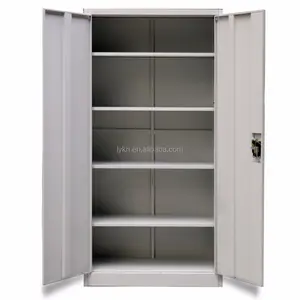 5 adjustable shelves steel office cabinet metal garage storage cabinet locker
