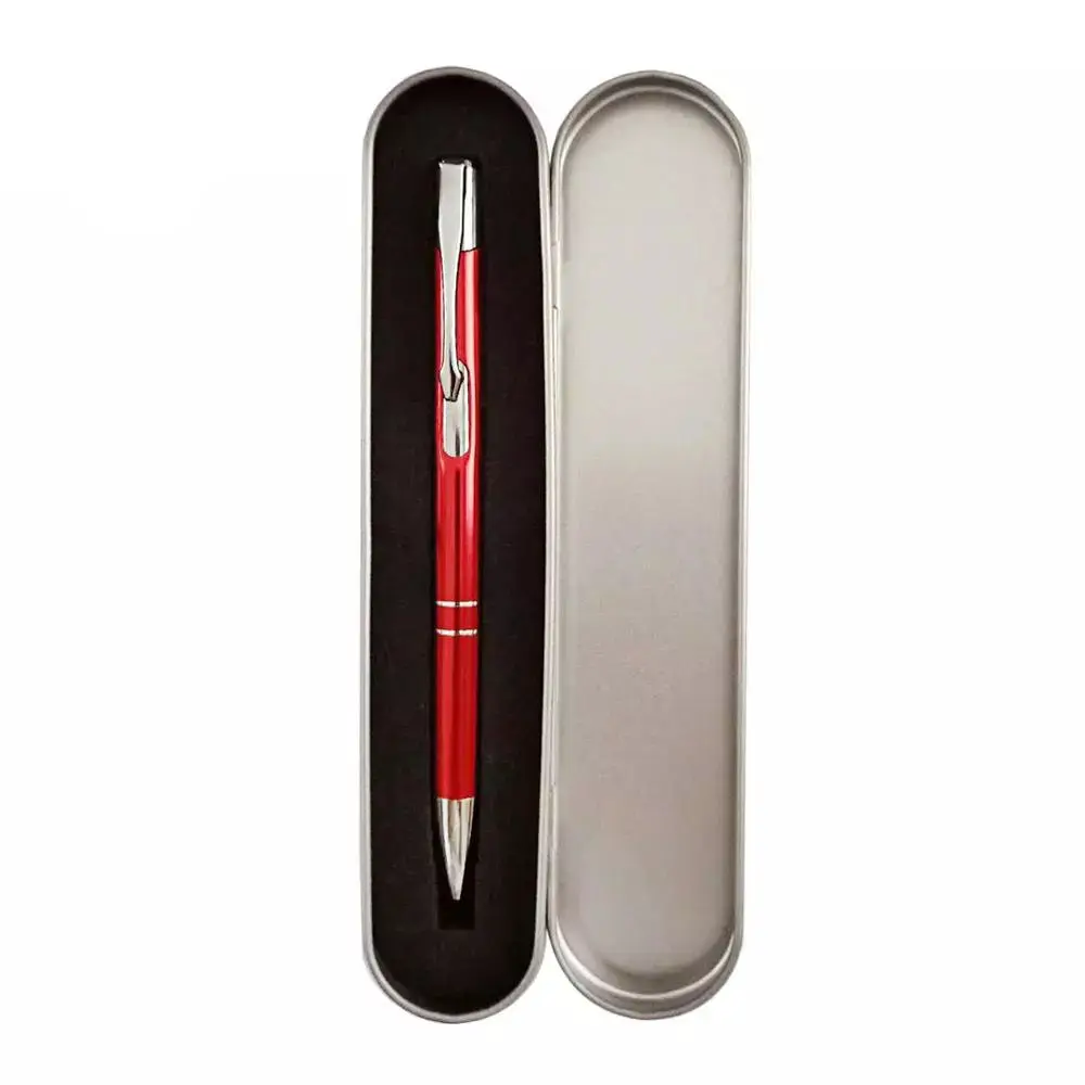 Шариковая ручка с подарочной коробкой, Подарочная шариковая ручка, офисная металлическая Высококачественная Роскошная офисная и школьная Ручка с индивидуальным логотипом клиента, Oem
