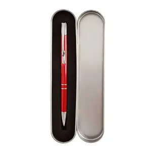 Balpen Met Gift Box Gift Balpen Kantoor Metalen Hoge Kwaliteit Luxe Kantoor & School Pen Klant Logo aangepaste Oem