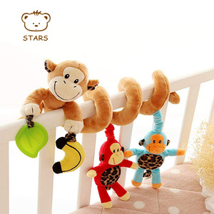 En gros Belle Bébé Landau Berceau En Peluche Jouet <span class=keywords><strong>Spirale</strong></span> <span class=keywords><strong>Activité</strong></span> Jouets En Peluche <span class=keywords><strong>Poussette</strong></span> et <span class=keywords><strong>Activité</strong></span> De Voyage Jouet - Product Image 4