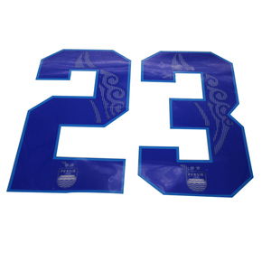 Tùy Chỉnh Thiết Kế Plastisol Nhãn Quần Áo In Ấn Stickers Bóng Đá Truyền Nhiệt Số - Product Image 2