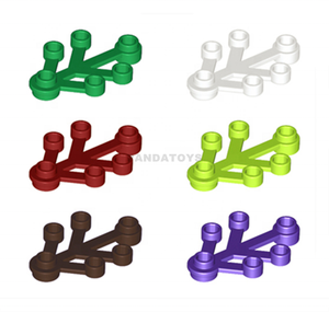 100g-túi pandatoys khối gạch phần không. Khối xây dựng nhà máy 2423 khối xây dựng nhà máy cây lá thành phố - Product Image 3