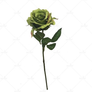 ISEVIAN presa di Fabbrica singolo gambo lungo rosa fiore artificiale <span class=keywords><strong>rose</strong></span> nere - Product Image 5