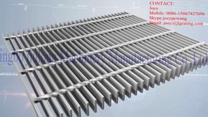 แผงตะแกรงเหล็กคาร์บอนคุณภาพสูงแบบ HDG I Bar Grating พร้อมใบรับรองมาตรฐาน <span class=keywords><strong>ISO</strong></span> ทนทานต่อการกัดกร่อน เหมาะสำหรับทางเดิน - Product Image 3