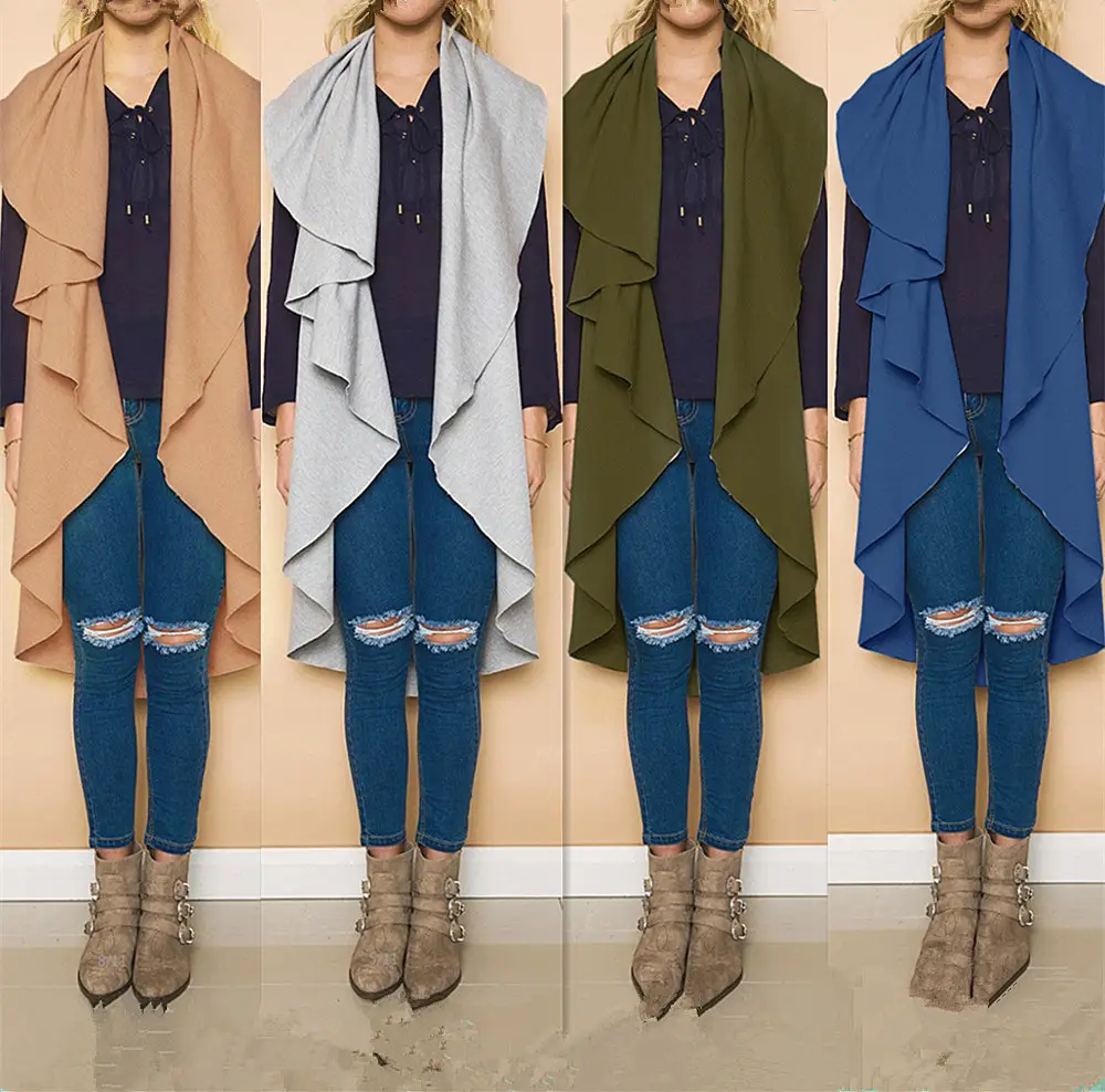 Wholesale 2023 fashion sexy women turn-down collar strapless woolen coats (C17704)