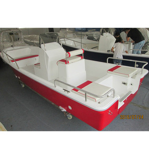 Bote de Pesca Liya de Fibra de Vidrio con Casco Rígido de 19 pies, Tipo <span class=keywords><strong>Panga</strong></span> - Product Image 3