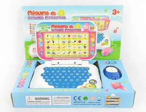 English & Spanish learning Computer with mouse laptop computer toy for Children