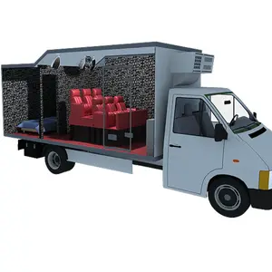 9D Mobile Projector Vr Cinema System Simulator Chair Truck Preço | Realidade virtual Jogos para Venda