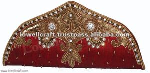 Sac à main élégant pour femme, artisanal et perlé, avec fermeture à rabat et capacité allant jusqu'à 1L - Product Image 2