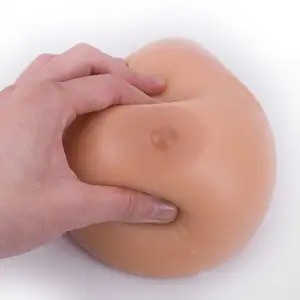 Movible del sujetador de levantamiento de senos de silicona forma de lágrima