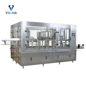 8/12/18/24 heads automatic washing filling capping mineral water bottle 3 in 1 filling machine