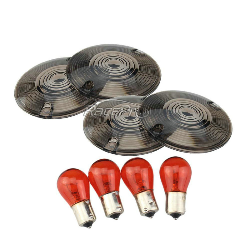Lenti a fumo con lampadine ambra