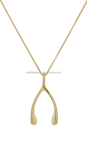 Collier pendentif en os de souhaits délicat en or Simply <span class=keywords><strong>Wish</strong></span> <span class=keywords><strong>Bone</strong></span> - Product Image 2