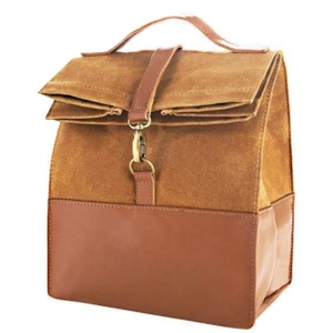 Encerado lona cero grado interior bien aislado niño almuerzo enfriador bolsa de - Product Image 1