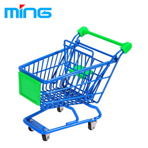 Kinderen Metalen Speelgoed Gift Winkelwagentje <span class=keywords><strong>Mini</strong></span> Shopping Trolley