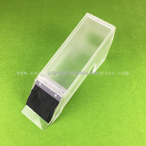Porte-cartes de jeu de casino LANGE de haute qualité, modèle LANGE0902, finition polie intégrale, transparente givrée, épaisseur 5 mm, surface lisse - Product Image 5