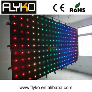 2014 caliente venta rgb telón llevó pared paño en china Alibaba mercado - Product Image 1