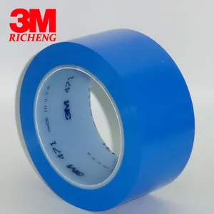 3M 471 Boden Vinyl Markierung sband Blau PVC Klebeband