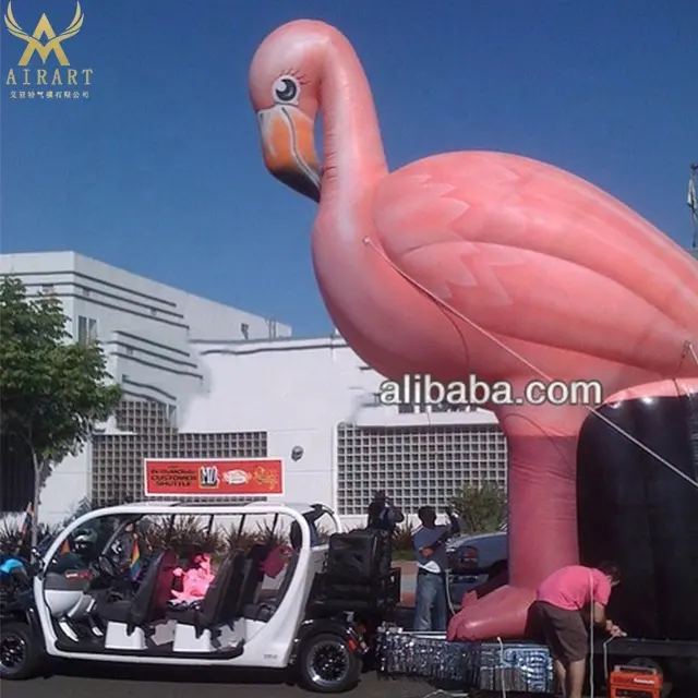 giant inflatable flamingo, inflatable pink flamingo for advertising