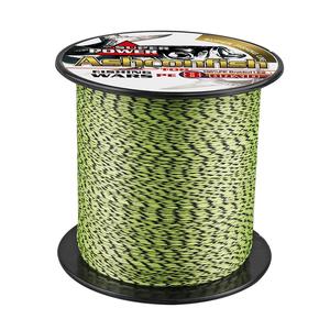 Lenza da Pesca Intrecciata a 8 Fili Giallo Fluorescente e Nero 6-300LBS 0.1-1.0mm 100m Attrezzatura per Pesca in Lago Fiume Ghiaccio Mare - Product Image 3
