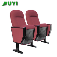 JY-605R prix usine chaire d'église pliante en tissu tissu commercial fauteuil chaire d'église