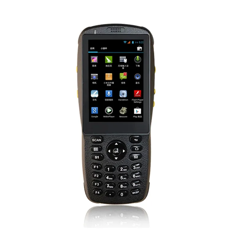ZKC PDA3501 Pemindai Kode Batang, Pemindai Kode Batang Android PDA 2D, Pemindai Kode Batang Genggam Nirkabel 3.5 Inci dengan Wifi