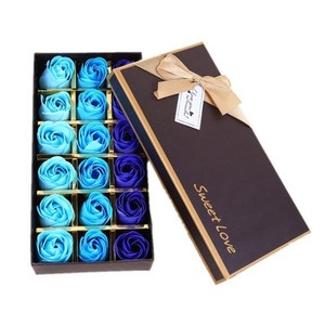 12 Miếng Của Xà Phòng Hoa + Hộp Quà Tặng Gấu Dần Dần HẠNH PHÚC Rose Quà Tặng Sáng Tạo Của Mẹ Ngày Valentine Của Ngày Nhà Sản Xuất Quà Tặng - Product Image 6