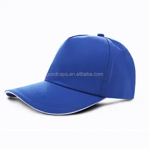sandwich cotton 6 panel baseball caps and hats promotional blank caps for 2 dollar