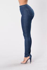 A <span class=keywords><strong>Vita</strong></span> alta Pantaloni Della Matita Dei <span class=keywords><strong>Jeans</strong></span> per Le Donne Signore Sexy Slim Fit Scarni Elastici Dei Pantaloni Dei <span class=keywords><strong>Jeans</strong></span> - Product Image 4