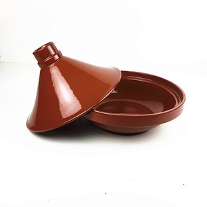 Tagine de flamme brute 2.1 quart, argile métatta - Product Image 4