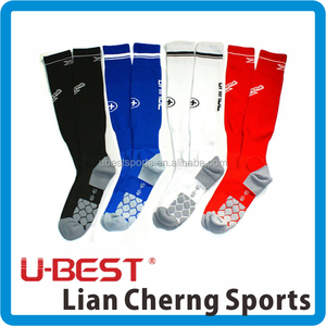 Calcetines de Fútbol U-BEST Hasta la Rodilla, Color Sólido, Transpirables, de Spandex y Poliéster, Unisex para Adultos - Product Image 2