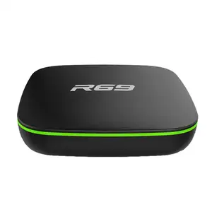 Più economico Mini Android TV Box Ricevitore R69 Allwinner H3 2g 16g Android 7.1 Smart TV Box 4K r69