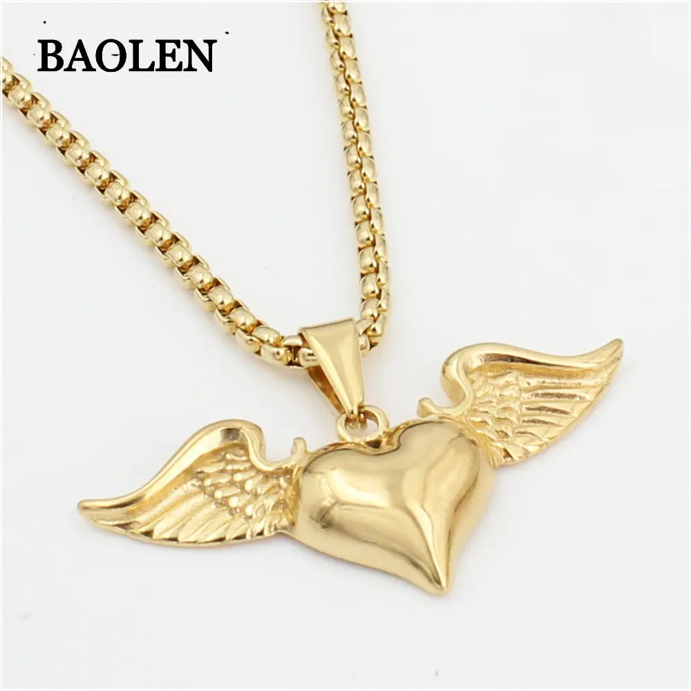 Baolen Necklace Men Chain Steel Jewelry Hip Hop Eagle Pendant Wholesale Jewelry