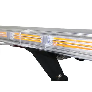 47 Inch 160W COB Led Low Profile Roof Mount Vehicle Truck Strobe Warning Light Bar