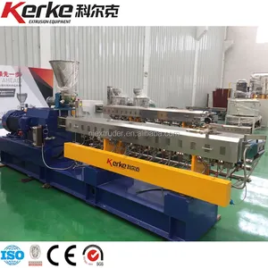 Twin Screw Plastic Lldp Extruder Making Granules Machine PLC