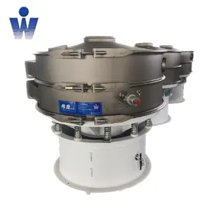 Ultrasound vibrating screen rotary vibro sieve for abrasive powder