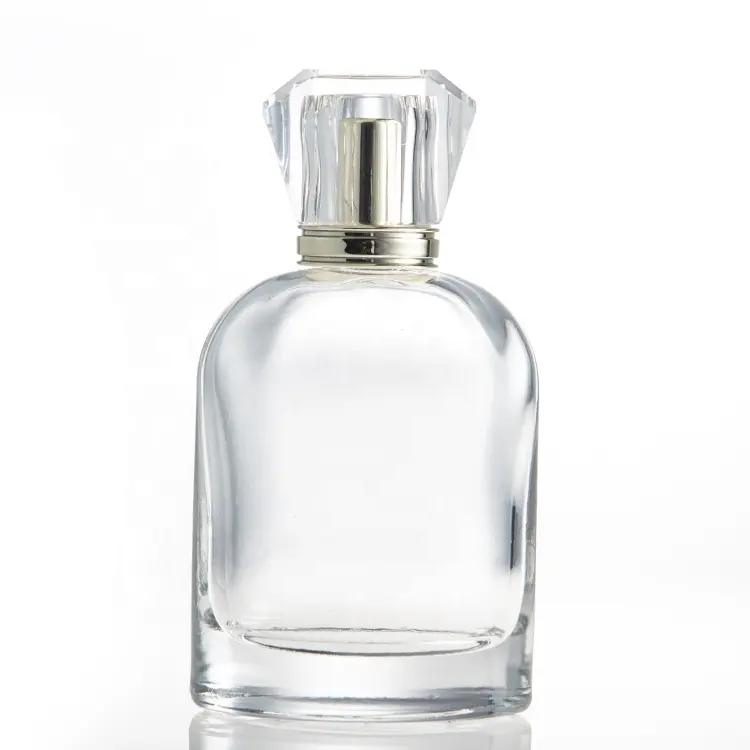 Hersteller Großhandel Oval Elegante Parfüm Glas Flaschen mit Spray Kappe