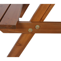 Easy — Table et banc de pique-nique de jardin pour enfants, ensemble de Table d'extérieur en bois, décoration de jardin moderne, meubles portables, pique-nique de Camping