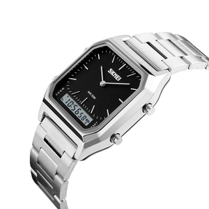 <span class=keywords><strong>Skmei</strong></span> — montre de sport numérique pour hommes, accessoire de marque, écran led, multifonction, en acier inoxydable, bon marché, <span class=keywords><strong>1220</strong></span> - Product Image 5