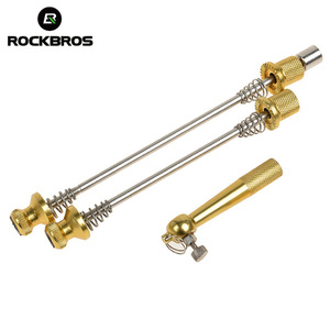 ROCKBROS Bảo Mật Cao Chống Trộm Skewers Khóa Phụ Tùng Xe Đạp MTB Đi Xe Đạp Phát Hành Nhanh Bánh Xe Khóa - Product Image 1