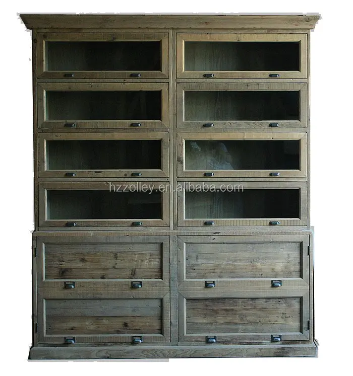 America Comfortable Old Style mission style corner cabinet