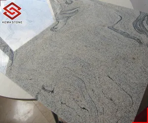 3毫米天然中国Juparana灰色花岗岩薄石片