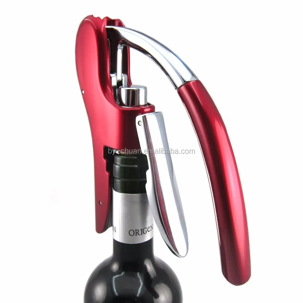 Zink legierung Power Wein öffner Screw pull Korkenzieher Eingebauter Folien schneider Premium Rabbit Lever Korkenzieher