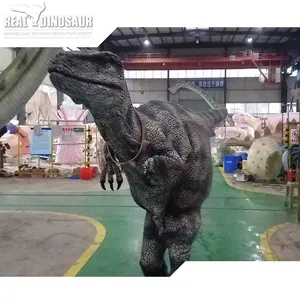 遊園地リアルな動物アニマトロニック恐竜ロボットコスチューム