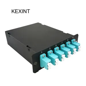 KEXINT Terminal Box 12 Kern MPO MTP LC Fiber Optic Patch PanTop qualität 12 kerne fiber optic splice kassette tablett