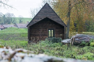 Eco friendly material log converted barn for living room - Product Image 6