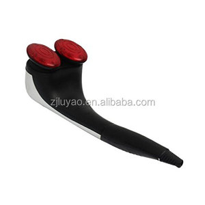 Luyao-masajeador de percusión de doble cabeza, infrarrojo, martillo de masaje eléctrico de mano - Product Image 2